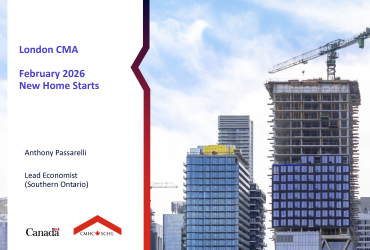 London CMA New Home Starts - February 2026